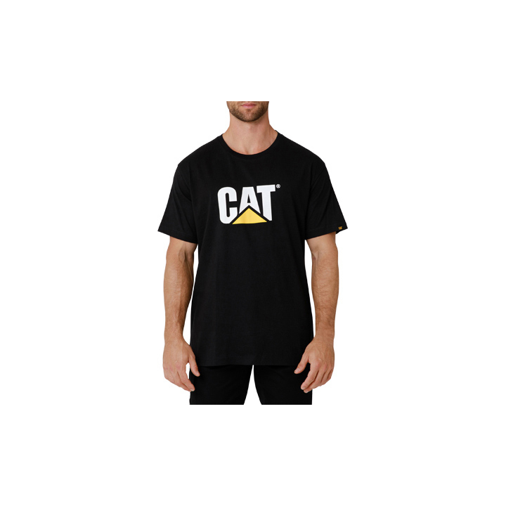 Caterpillar Men's Tm Logo T-Shirts Black CAT-41607